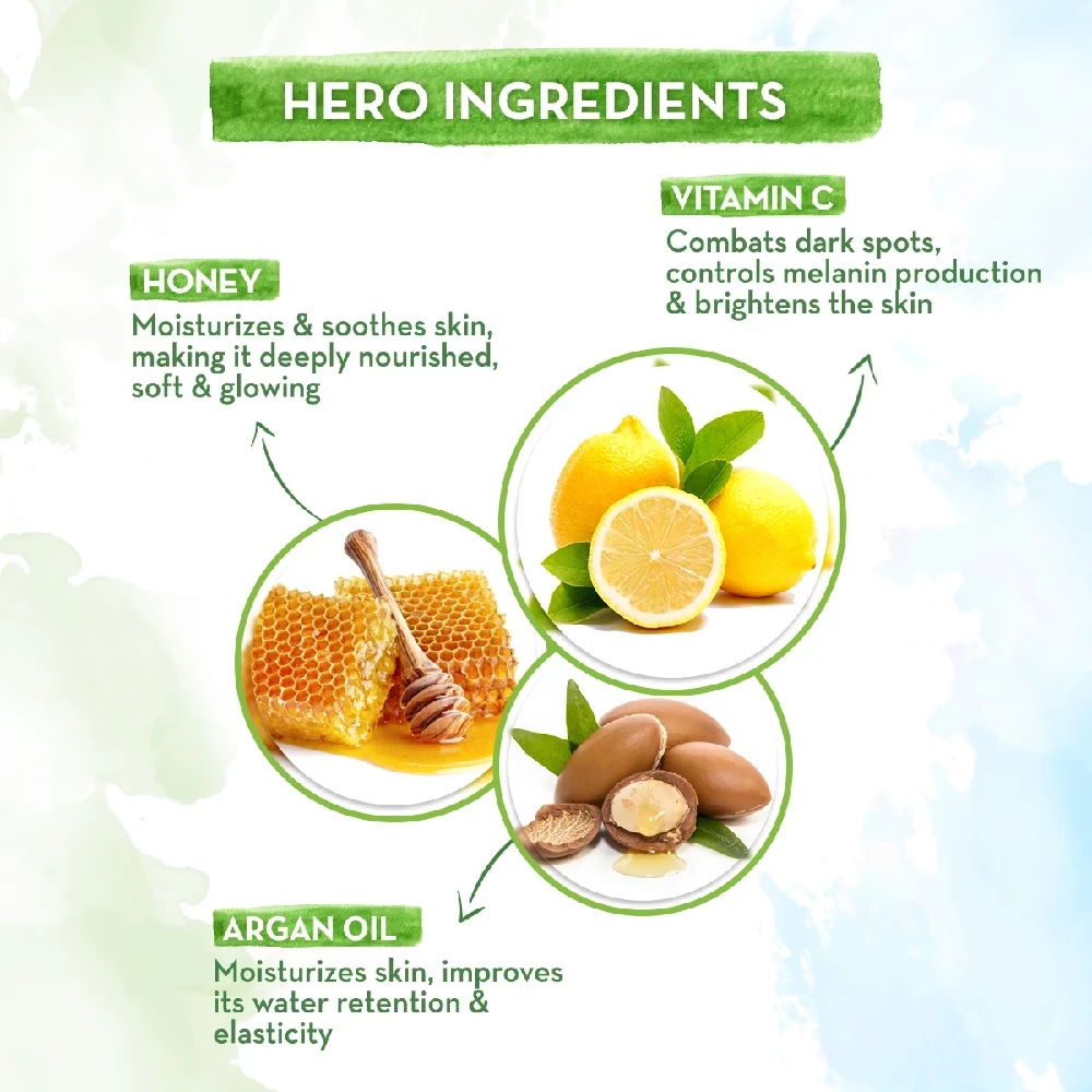 Vitamin C Bamboo Sheet Mask with Vitamin C and Honey for Skin Illumination, 25g-4.webp